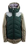 NIKE WOMENS BELLEVUE JACKET AND VEST IN VINTAGE GREEN, MULTI-COLOR, AND PLUM GRANITE