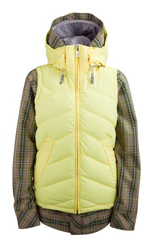 NIKE WOMENS BELLEVUE JACKET IN ZITRON, ZITRON, AND PLUM GRANITE