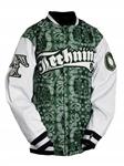 TECHNINE BALLER JACKET IN GREEN PAISLEY