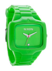 NIXON RUBBER PLAYER IN FLURO GREEN