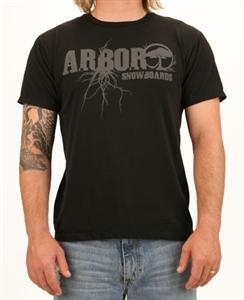 ARBOR ROOTS T-SHIRT IN BLACK