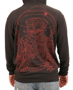 ARBOR MUERTOS HOODED SWEATSHIRT IN BLACK
