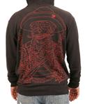 ARBOR MUERTOS HOODED SWEATSHIRT IN BLACK