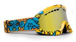 DRAGON DX SNOW GOGGLES WITH JAMIE LYNN FRAMES AND A GOLD IONIZED LENS PLUS AN AMBER LENS