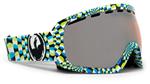 DRAGON ROGUE SNOW GOGGLES WITH DAY TRIPPER 3 GREEN VICE FRAMES AND AN IONIZED LENS