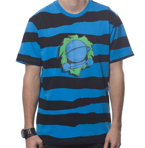 STEPCHILD LATCHKEY RIPPER T-SHIRT IN BLUE