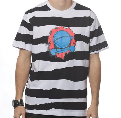 STEPCHILD LATCHKEY RIPPER T-SHIRT IN WHITE