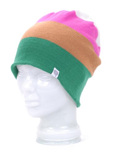 CANDYGRIND NEAPOLITAN REVERSIBLE BEANIE IN FOREST