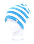 CANDYGRIND PEPPERMINT REVERSIBLE BEANIE IN OCEAN