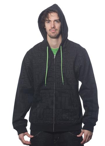STEPCHILD EVERYTHING SUCKS HOODY IN BLACK
