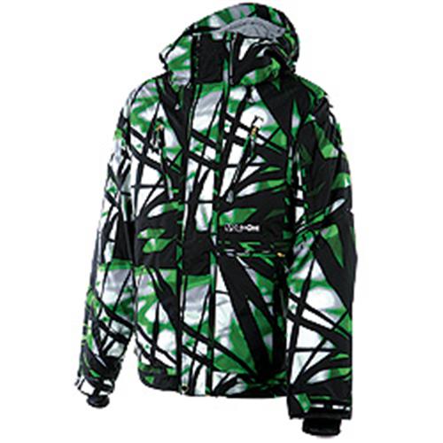 VOLCOM GIGI JACKET IN STROBE GREEN