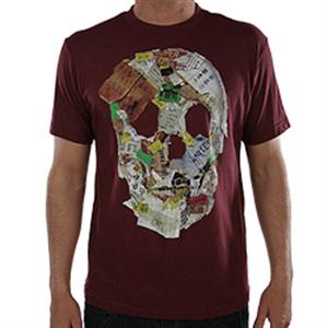 VOLCOM KIMBO FEATURED ARTIST SLIM FIT T-SHIRT IN MAROON