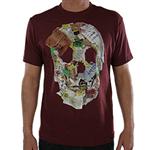 VOLCOM KIMBO FEATURED ARTIST SLIM FIT T-SHIRT IN MAROON
