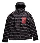 L1 SEDATED JACKET IN BLACK STRIPE