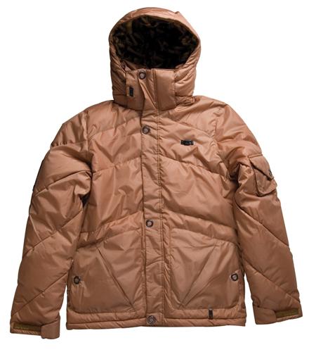L1 HAINES JACKET IN RUST NYLON