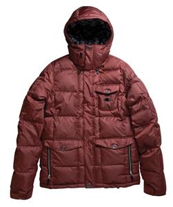 L1 MENDENHALL DOWN JACKET IN CRIMSON NYLON
