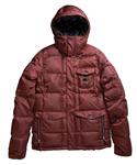 L1 MENDENHALL DOWN JACKET IN CRIMSON NYLON