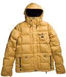 L1 MENDENHALL DOWN JACKET IN OLD GOLD NYLON