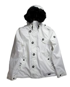 LITA BLACKMAIL JACKET IN WHITEOUT SLUB