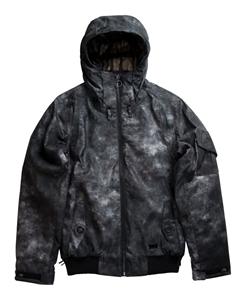 LITA FRUSTRATED JACKET IN EMBOSSED BLACK ACID
