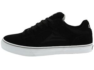 LAKAI CARROLL LOW SELECT SHOE IN BLACK SUEDE