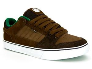 DVS MUNITION CT ORIGINAL INTENT SHOE IN BROWN AND GREEN