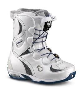 NORTHWAVE OPAL SL BOOTS IN PEARL WHITE AND BLUE