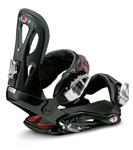 DRAKE FIFTY SNOWBOARD BINDINGS IN BLACK