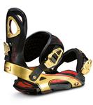 DRAKE PODIUM SNOWBOARD BINDINGS IN BLACK AND GOLD