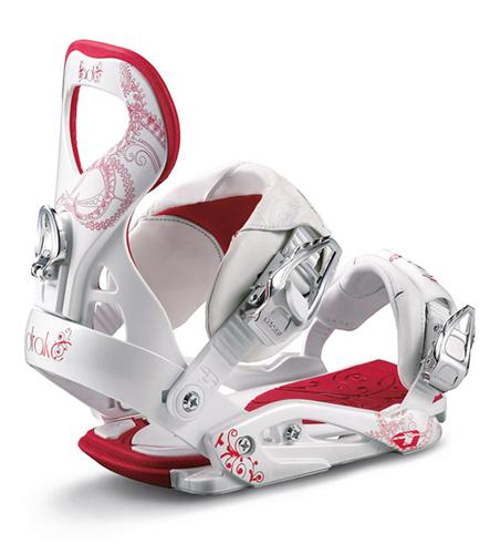 DRAKE JADE SNOWBOARD BINDINGS IN WHITE