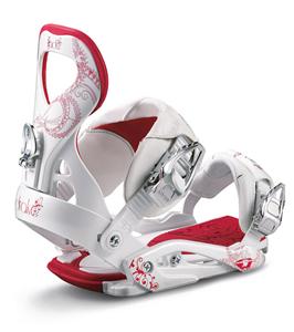 DRAKE JADE SNOWBOARD BINDINGS IN WHITE