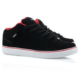 CIRCA 8 TRACK SHOE IN BLACK, WHITE, AND RED