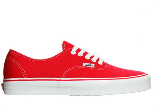 VANS AUTHENTIC SHOES IN RED