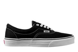 VANS ERA SHOES IN BLACK