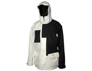 SESSIONS REPLAY JACKET IN STUDIO WHITE AND BLACK MAGIC