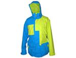 SESSIONS REPLAY JACKET IN VIVID BLUE AND KIWI