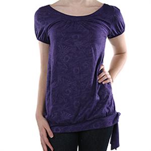 VOLCOM WOMENS DEBOSS TOP IN PURPLE