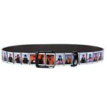 VOLCOM FEATURED ARTIST KULIG LEATHER BELT IN BLACK