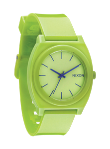 NIXON TIME TELLER PU WATCH IN LIME