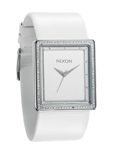 NIXON PORTRAIT WATCH IN CRYSTAL AND WHITE