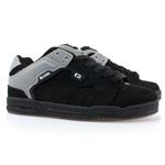 GLOBE SCRIBE SHOE IN BLACK AND SILVER