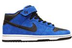 NIKE DUNK MID PRO SHOE IN ROYAL BLUE AND BLACK