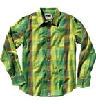 ALTAMONT MANGLER LONG SLEEVE PLAID SHIRT IN GREEN