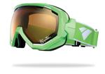 IS EYEWEAR FORMA SIGNATURE GOGGLES IN KAMAKAZI GREEN AND A BRONZE MIRROR AMBER LENS