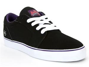 ES FIRST BLOOD SHOE IN BLACK AND PURPLE