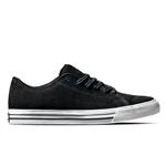 SUPRA THUNDER LOW SHOE IN BLACK SUEDE