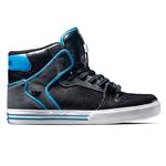 SUPRA VAIDER SHOE IN BLACK, GREY, AND BLUE