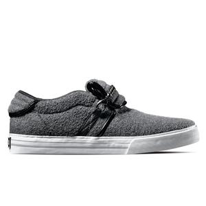 SUPRA CUBAN SHOE IN GREY WOOL