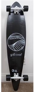 GOLDCOAST CLASSIC FLOATER LONGBOARD COMPLETE IN BLACK
