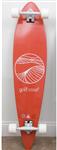 GOLDCOAST CLASSIC FLOATER LONGBOARD COMPLETE IN RED
